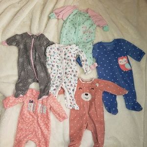 Baby Girl Sleepers Newborn